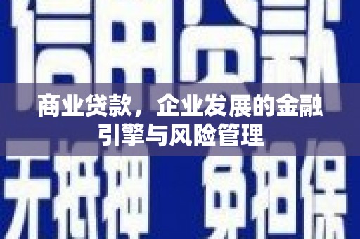 岳塘商业贷款，企业发展的金融引擎与风险管理