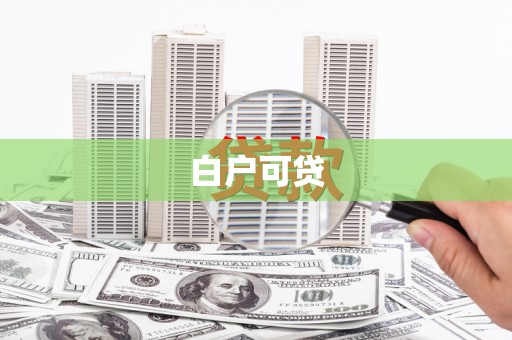 岳塘白户可贷