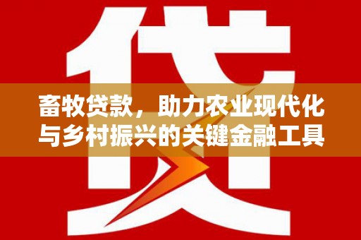 岳塘畜牧贷款，助力农业现代化与乡村振兴的关键金融工具