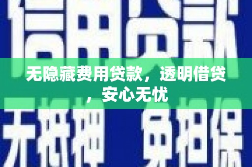 岳塘无隐藏费用贷款，透明借贷，安心无忧