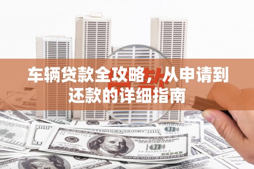岳塘车辆贷款全攻略，从申请到还款的详细指南
