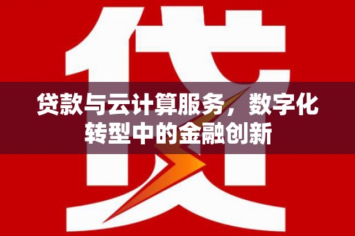 岳塘贷款与云计算服务，数字化转型中的金融创新