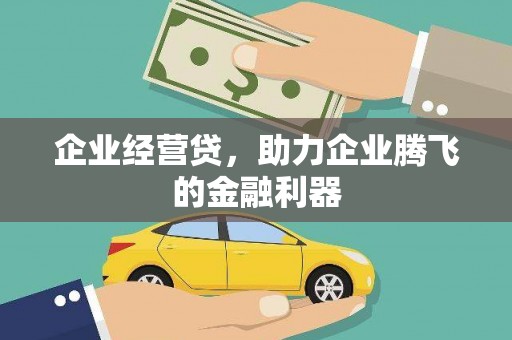 岳塘企业经营贷，助力企业腾飞的金融利器