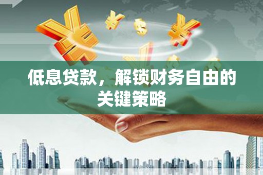岳塘低息贷款，解锁财务自由的关键策略