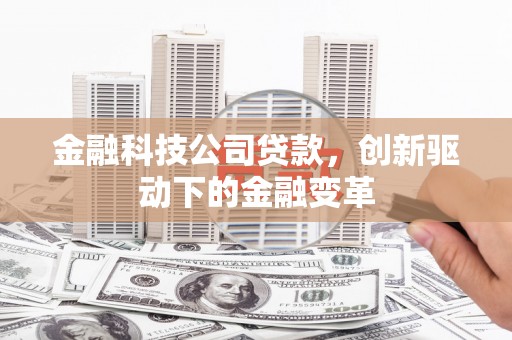 岳塘金融科技公司贷款，创新驱动下的金融变革