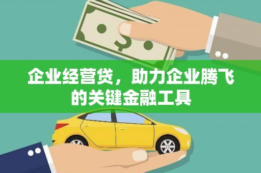 岳塘企业经营贷，助力企业腾飞的关键金融工具