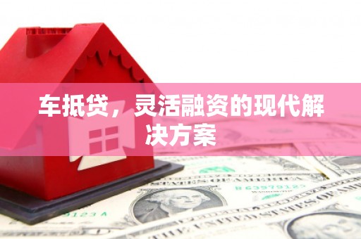 岳塘车抵贷，灵活融资的现代解决方案