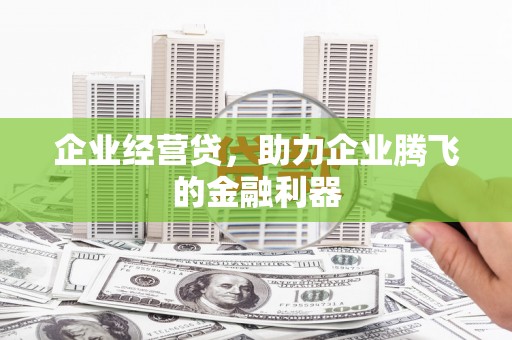 岳塘企业经营贷，助力企业腾飞的金融利器