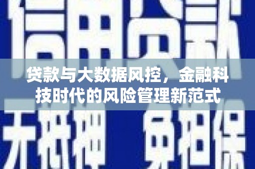 岳塘贷款与大数据风控，金融科技时代的风险管理新范式