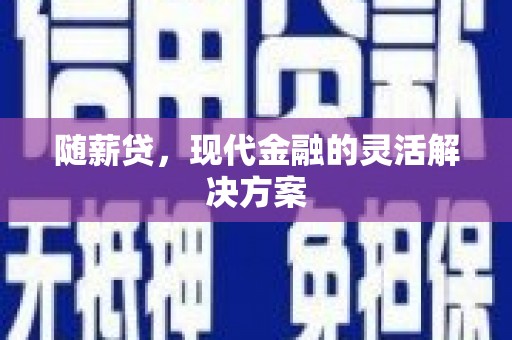 岳塘随薪贷，现代金融的灵活解决方案