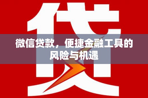 岳塘微信贷款，便捷金融工具的风险与机遇
