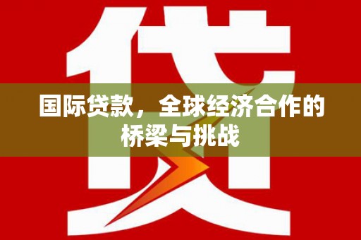 岳塘国际贷款，全球经济合作的桥梁与挑战
