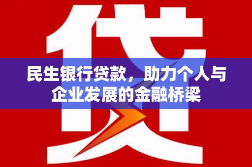 岳塘民生银行贷款，助力个人与企业发展的金融桥梁