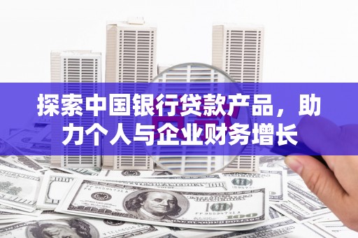 岳塘探索中国银行贷款产品，助力个人与企业财务增长