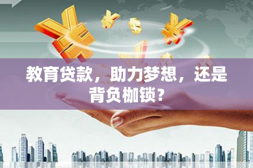岳塘教育贷款，助力梦想，还是背负枷锁？