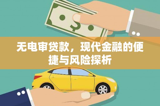岳塘无电审贷款，现代金融的便捷与风险探析