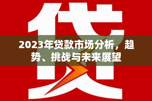 岳塘2023年贷款市场分析，趋势、挑战与未来展望
