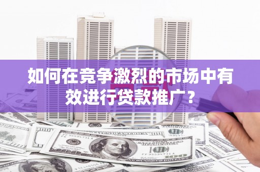 岳塘如何在竞争激烈的市场中有效进行贷款推广？