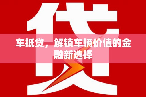 岳塘车抵贷，解锁车辆价值的金融新选择