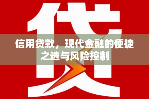 岳塘信用贷款，现代金融的便捷之选与风险控制