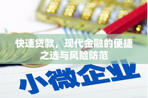 岳塘快速贷款，现代金融的便捷之选与风险防范