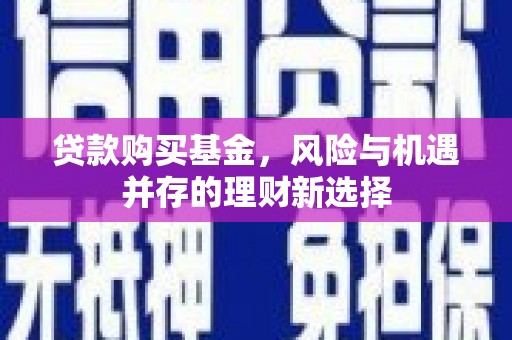 岳塘贷款购买基金，风险与机遇并存的理财新选择