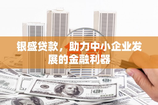 岳塘银盛贷款，助力中小企业发展的金融利器