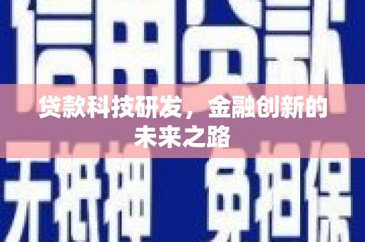 岳塘贷款科技研发，金融创新的未来之路