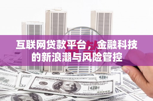 岳塘互联网贷款平台，金融科技的新浪潮与风险管控