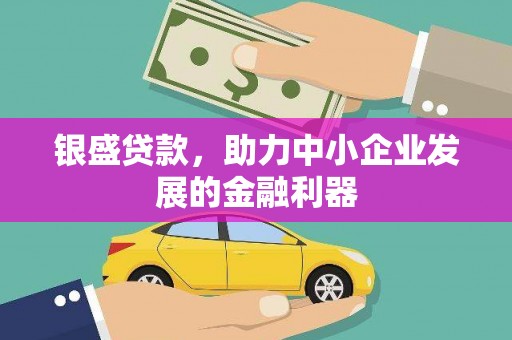 岳塘银盛贷款，助力中小企业发展的金融利器