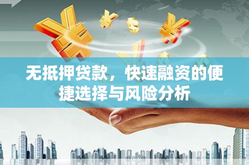 岳塘无抵押贷款，快速融资的便捷选择与风险分析
