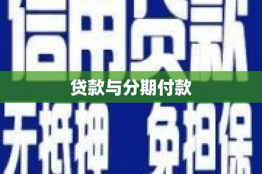 岳塘贷款与分期付款