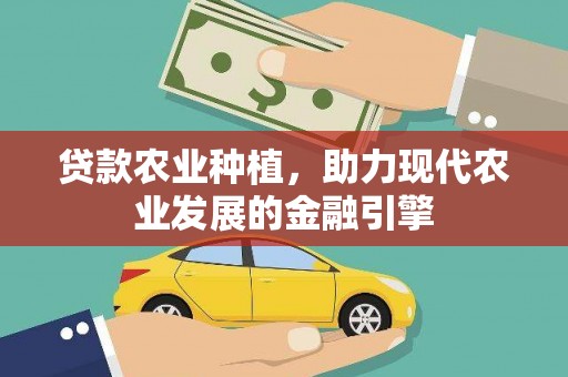 岳塘贷款农业种植，助力现代农业发展的金融引擎