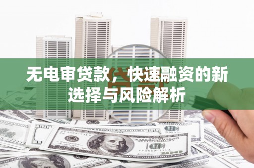 岳塘无电审贷款，快速融资的新选择与风险解析