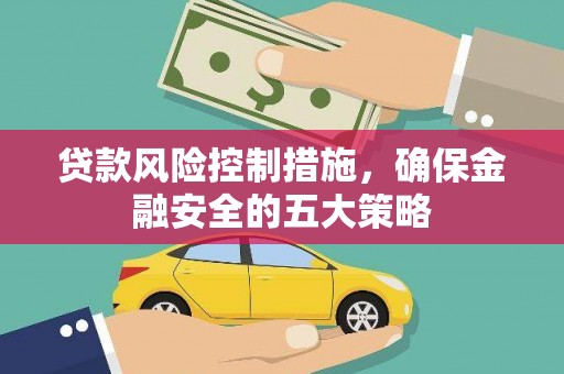 岳塘贷款风险控制措施，确保金融安全的五大策略