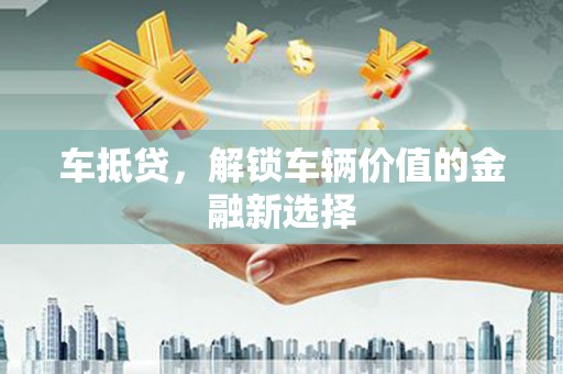 岳塘车抵贷，解锁车辆价值的金融新选择