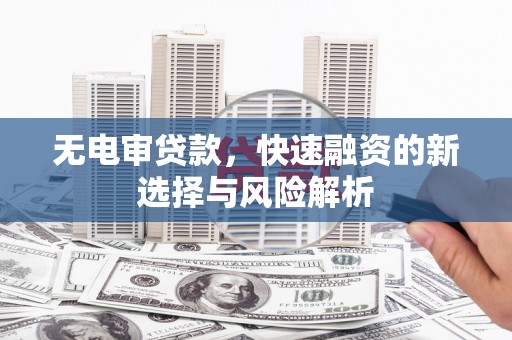岳塘无电审贷款，快速融资的新选择与风险解析