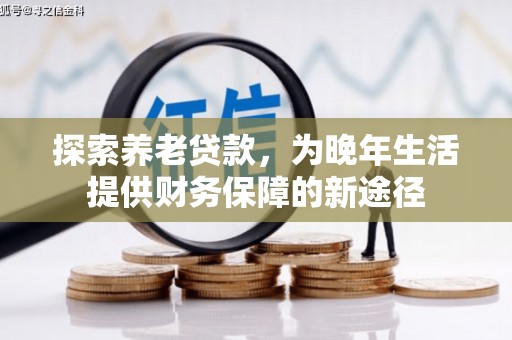 岳塘探索养老贷款，为晚年生活提供财务保障的新途径