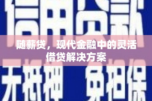 岳塘随薪贷，现代金融中的灵活借贷解决方案