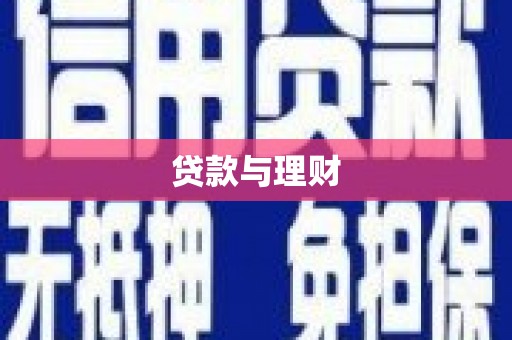 岳塘贷款与理财