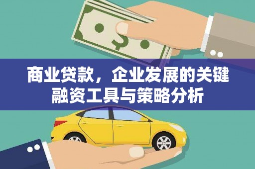 岳塘商业贷款，企业发展的关键融资工具与策略分析