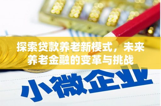 岳塘探索贷款养老新模式，未来养老金融的变革与挑战