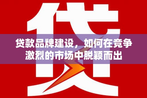 岳塘贷款品牌建设，如何在竞争激烈的市场中脱颖而出