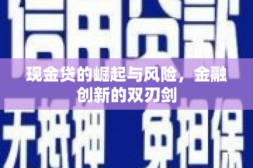 岳塘现金贷的崛起与风险，金融创新的双刃剑