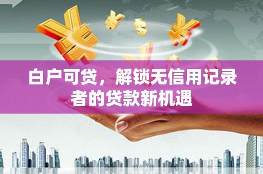 岳塘白户可贷，解锁无信用记录者的贷款新机遇
