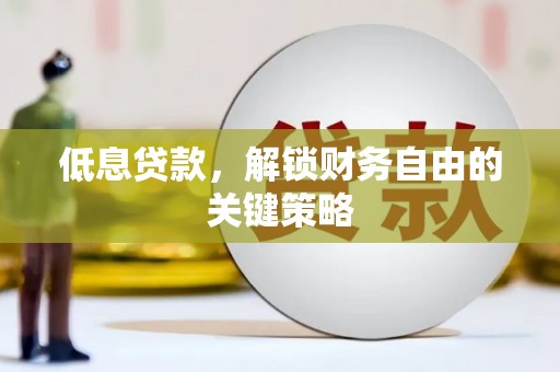 岳塘低息贷款，解锁财务自由的关键策略