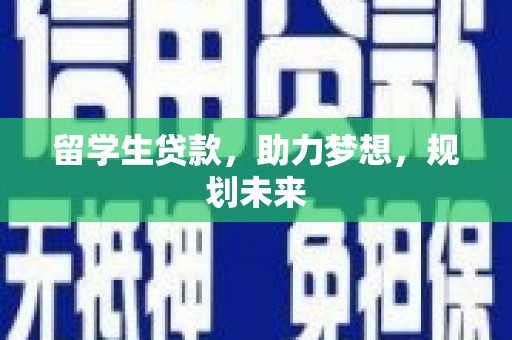 岳塘留学生贷款，助力梦想，规划未来