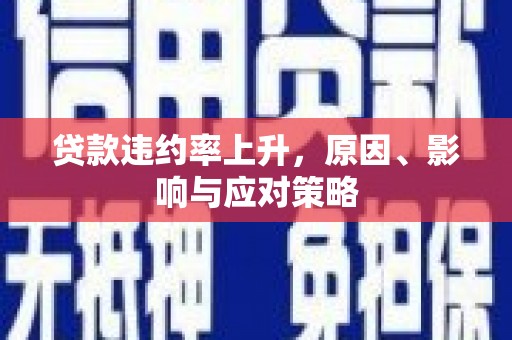 岳塘贷款违约率上升，原因、影响与应对策略