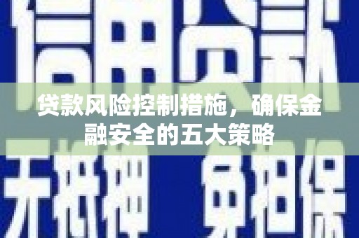 岳塘贷款风险控制措施，确保金融安全的五大策略