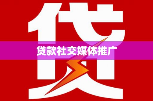 岳塘贷款社交媒体推广